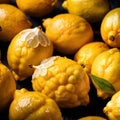 Lemon fresh raw organic fruit