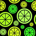 Lemon Fruit Abstract Seamless Pattern Background Royalty Free Stock Photo