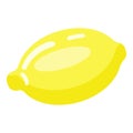 Lemon fruit icon cartoon vector. Mulled wine