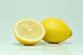 Lemon Fruit on White Background Royalty Free Stock Photo