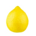 Lemon fruit whole fruit isolated on white background. File contains clipping path Royalty Free Stock Photo