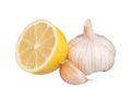 Lemon and garlic