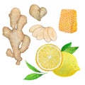 Lemon, ginger and honey