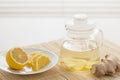 Lemon Ginger Tea Royalty Free Stock Photo