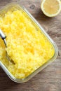 Lemon Granita Royalty Free Stock Photo