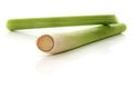 Lemon grass cut in half Royalty Free Stock Photo