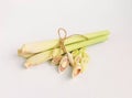 Lemon Grass or Lapine Lemongrass is used as a food ingredient.  because there are many types of essential minerals Royalty Free Stock Photo