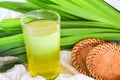 Lemon grass,lemon grass hot tea Royalty Free Stock Photo