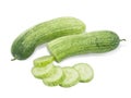 Cucumber isolated on white Royalty Free Stock Photo