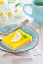 Lemon grenadilla tart