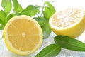 Lemon and herbs