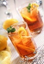 Lemon ice tea Royalty Free Stock Photo
