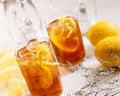 Lemon ice tea Royalty Free Stock Photo