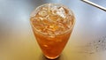 lemon icetea with ice very sweet and sour