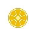 Lemon icon design template vector isolated illustration Royalty Free Stock Photo