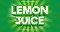 Lemon juice 3d editable text effect Template Royalty Free Stock Photo