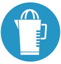 Lemon Juicer Isolated Vector icon which can be easily modified or edit