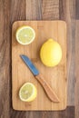 Lemon Knife Chopping Board