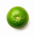 lemon lime isolate ,white background - generative Ai illustration Royalty Free Stock Photo