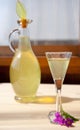 Lemon liqueur Royalty Free Stock Photo