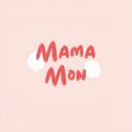 lemon mama image logo with pink color Royalty Free Stock Photo