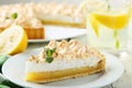 Lemon meringue pie Royalty Free Stock Photo