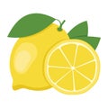 Lemon. One whole lemon fruit and a half.