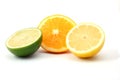 Lemon orange and citron fruit