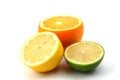 Lemon orange and citron fruit