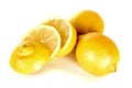 Lemon over white Royalty Free Stock Photo