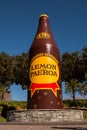 Lemon and paeroa giant bottle, new zealand, paeroa, 22/08/2014