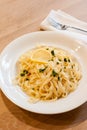 Lemon Pasta or Tagliatelle al Limone