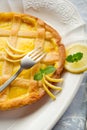 Lemon pie Royalty Free Stock Photo