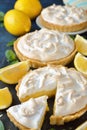 Lemon pie with meringue