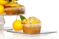 Lemon Poppyseed Muffin Royalty Free Stock Photo