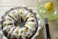 Lemon Pound Cake Royalty Free Stock Photo