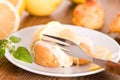 Lemon Profiteroles. Royalty Free Stock Photo