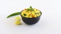 Lemon Rice South Indian Traditional and Popular Vegetarian Breakfast Royalty Free Stock Photo