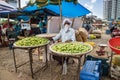 Lemon selling in local market Royalty Free Stock Photo