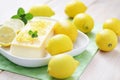 Lemon semifreddo