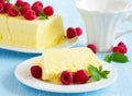 Lemon Semifreddo Royalty Free Stock Photo