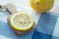 Lemon slice creative healthy food