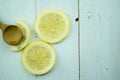 Lemon slice creative healthy food