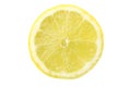 Lemon slice isolated on white Royalty Free Stock Photo