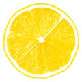 Lemon slice isolated