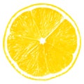 Lemon slice isolated Royalty Free Stock Photo