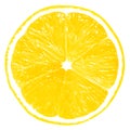 Lemon slice isolated Royalty Free Stock Photo