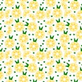 Lemon Slices Citrus Fruit Seamless Pattern Royalty Free Stock Photo