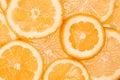 Lemon Slices Pattern Background, Yellow Fruit Texture