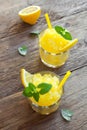 Lemon Slush Royalty Free Stock Photo